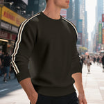 Casual Men's Loose Round Neck Sweater Thin EX-STOCK Canada 