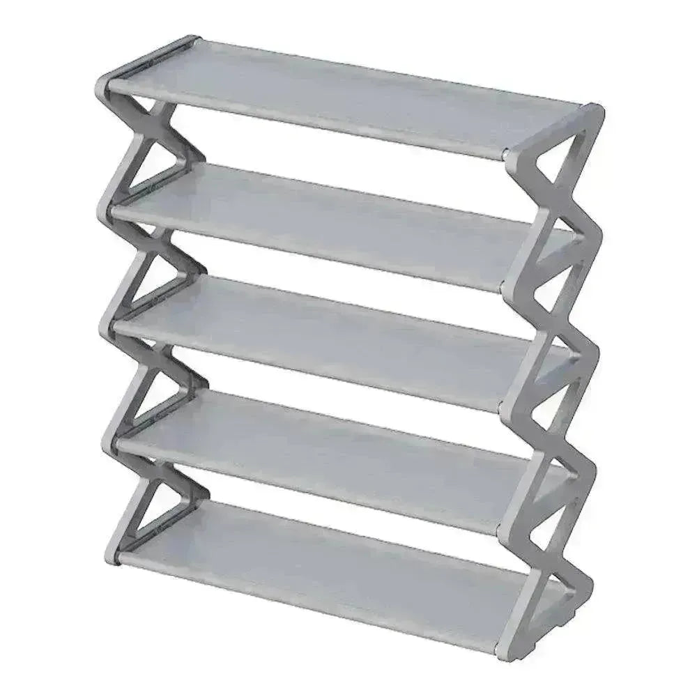 5 Tier X shaped Simple & stylish Shoe Rack Storage - EX-STOCK CANADA