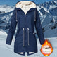 Women's Hooded Plush-Lined Coat – 6 Colours, S–5XL