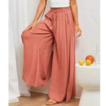 Printed Comfortable Casual High Waist  Wide-leg Floral Palazzo Trousers women