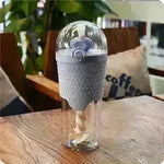 500ML Kids Plastic Water bottles Protein Shaker Blender Bottles with straw BPA Free Portable Sport My Water bottles - EX-STOCK CANADA
