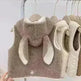 Lambswool Hooded Vest Fashionable Vest Waistcoat Outerwear - EX-STOCK CANADA