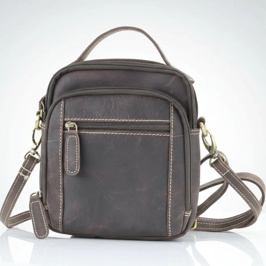 Hunter Leather Bag with Top Handle EX-STOCK Canada 