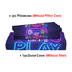 Gaming Duvet Cover Set Twin Full Queen King Size Video Game Controller Bedding Set, Boys Video Games Comforter Cover With 2 Pillow Shams, Bed Set For Boys Girls Bedroom Decor EX-STOCK Canada 