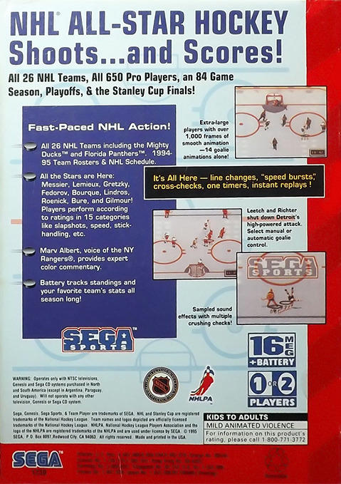 NHL All-Star Hockey '95 