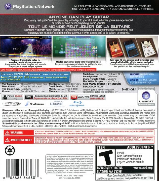 Rocksmith (Do not includes the Guitar Cable) 