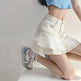 Women's White High Waist flared Mini  Denim Skirt golf skirt - EX-STOCK CANADA