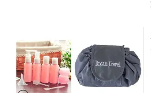 Animal Printing Large Capacity Drawstring Lazy Cosmetic Storage Bag - EX-STOCK CANADA