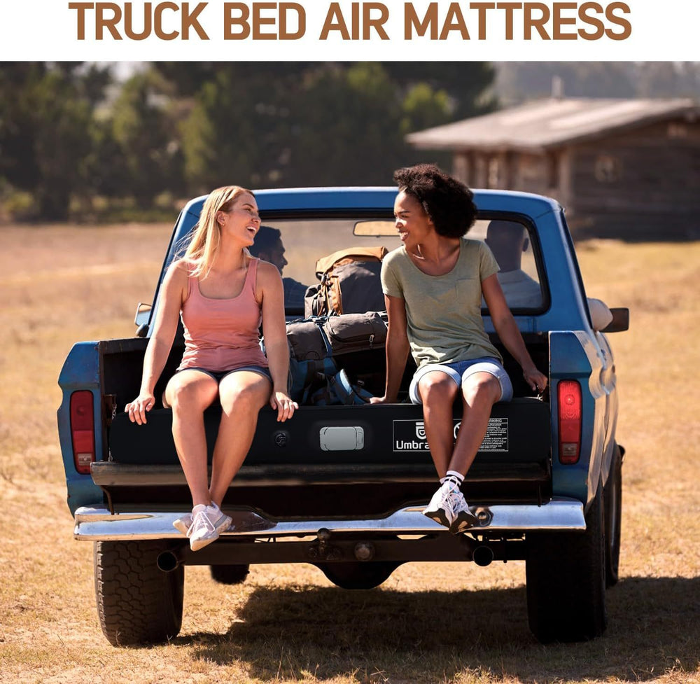 Truck Bed Air Mattress For 6.0-6.5ft Full-size Short Beds, Easily Inflates And Deflates With Built-In Rechargeable Air Pump Camping Bed Outdoor Mattress EX-STOCK