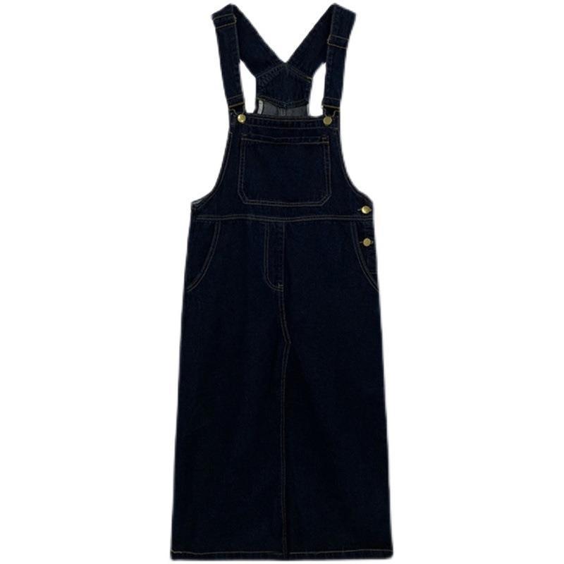 Retro Waist Slimming Mid-length Dress EX-STOCK Canada 