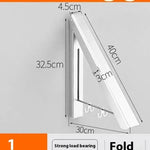 Punch-free Space Aluminum Foldable Invisible Folding Retractable Wall Hanger for Waterproof Hanging Underwear Coat Hanger - EX-STOCK CANADA