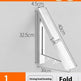 Punch-free Space Aluminum Foldable Invisible Folding Retractable Wall Hanger for Waterproof Hanging Underwear Coat Hanger - EX-STOCK CANADA