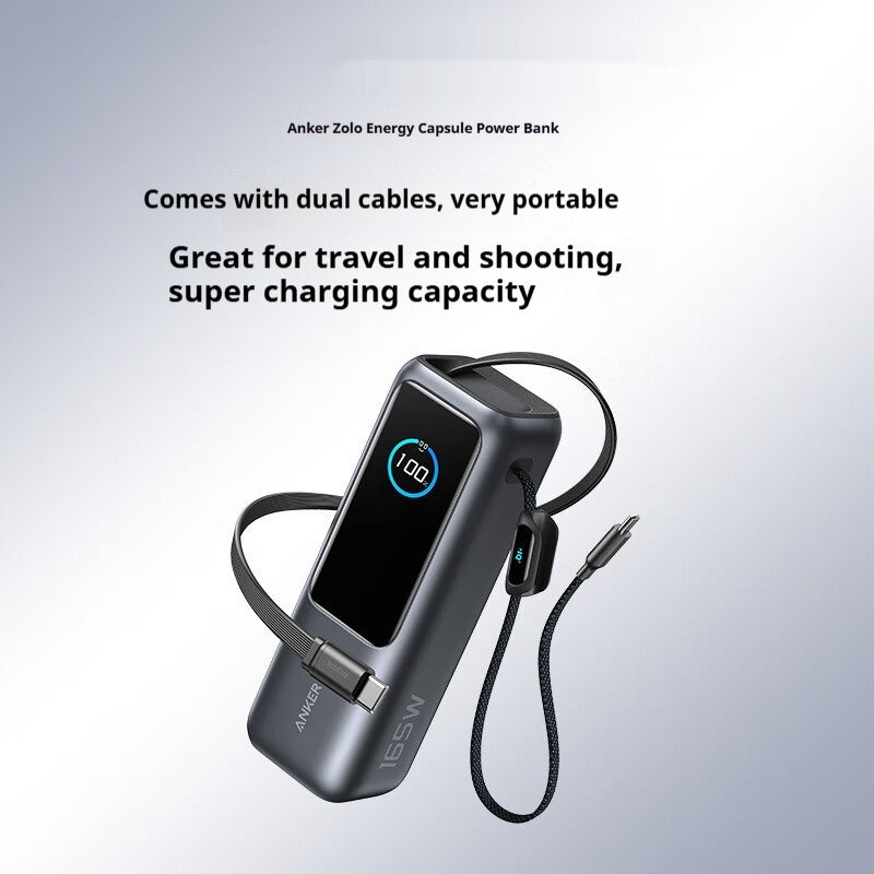 Comes With Two-wire Power Bank Fast Charging Mobile Power Supply EX-STOCK Canada 