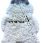 Shorn Grey Spotted Icelandic Sheepskin | Random 