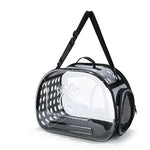 Transparent Pet Cat Carrier Bag – EVA & PVC, 35L, Grey / Pink / Blue