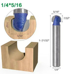 Shank Core Box Router Bit Professional round bottom cutter - EX-STOCK CANADA
