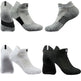 Cotton Blend Ankle Socks – Black, White & Gray | Short & Middle Tube