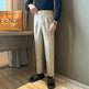 Woolen Draping Straight leg business office Work trouser for men - EX-STOCK CANADA