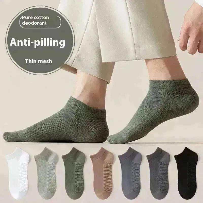 Kauderwäsche-Socken, die unsichtbare, enge Maschenbootsocken absorbieren