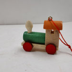 Wooden Christmas Train Decorations – Red, Green, White, Pink & Blue