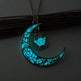 Glowing Pendant Necklaces Silver Plated Chain Necklaces EX-STOCK