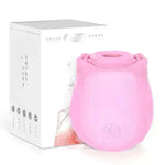 Rose Sec Sucking Tongue Licking Vibrating Toy Rose Toy for Women - EX-STOCK CANADA