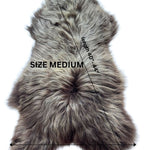 Dark Brown Icelandic Sheepskin 