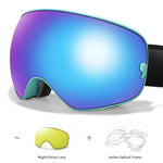 Men's And Women's Anti-fog Card Myopia Glasses Coated Large Spherical Eye Protection Ski Mountaineering Equipment EX-STOCK Canada 