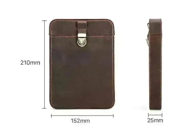 Portable Vintage Horse Leather Travel Cigarette case Cigar wallet - EX-STOCK CANADA