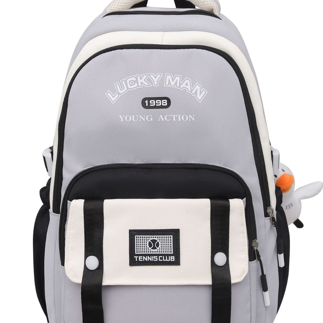 Special-interest Design Large Capacity Class Tutorial Play Backpack Good-looking All-match Backpack EX-STOCK