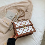Women Shoulder Chain Mini Crossbody Square Bag - EX-STOCK CANADA