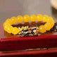 3D Gold Plated PiXiu Crystal Beaded Bracelet - EX-STOCK CANADA