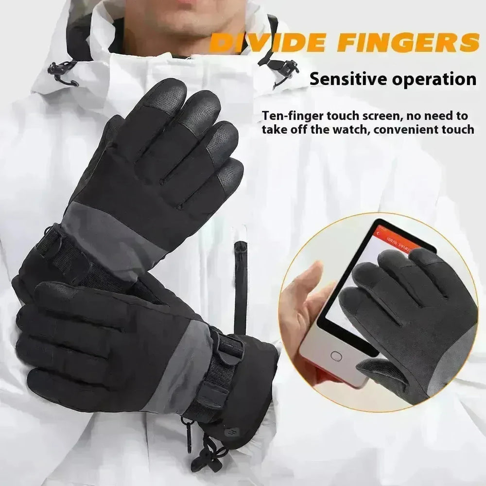 Winter Waterproof Cold-proof Ski Gloves Keep Warm - EX-STOCK CANADA