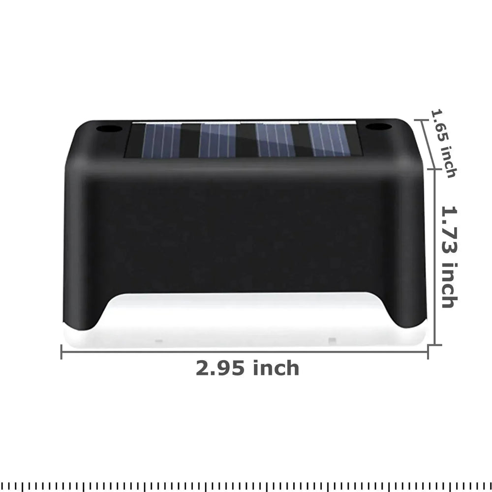 4 Solar LED Bright Deck Lights Outdoor Garden Patio Railing Decks Path Lighting Outdoor Garden Light Deck Lamp Solar Stairs Light - EX-STOCK CANADA