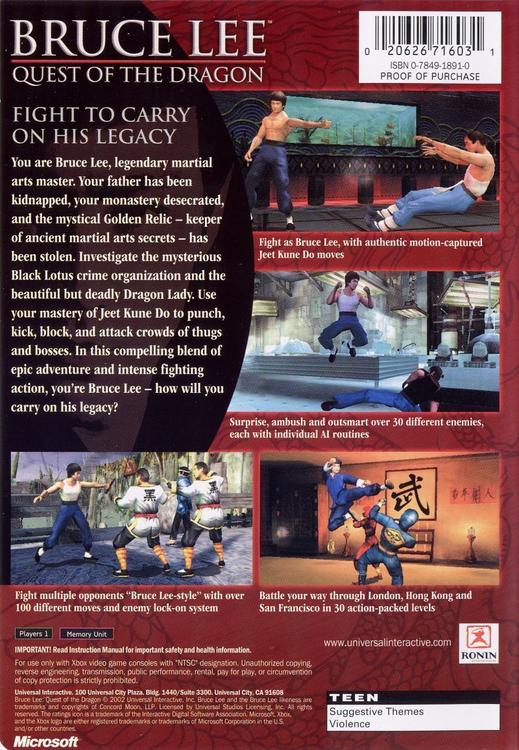 Bruce Lee: Quest of the Dragon 
