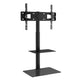 TV Stand Mount, Swivel Tall TV Stand For 32 To 65 Inch TVs, Height Adjustable Portable Floor TV Stand With Tempered Glass Base For Bedroom, Living Room EX-STOCK