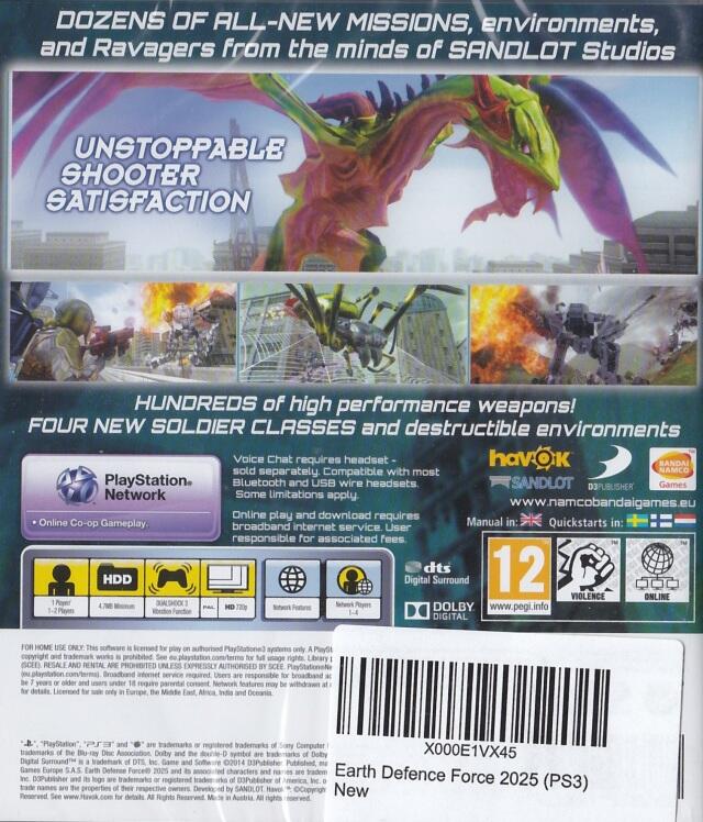 Earth Defense Force 2025 