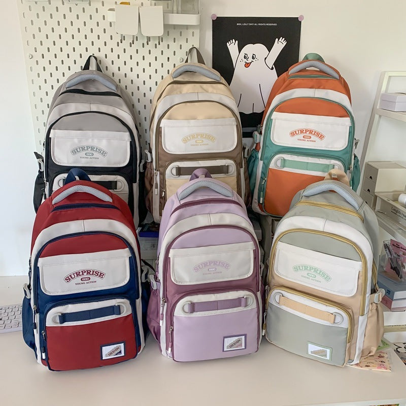 College Style Student Leisure Travel Large Capacity Backpack EX-STOCK