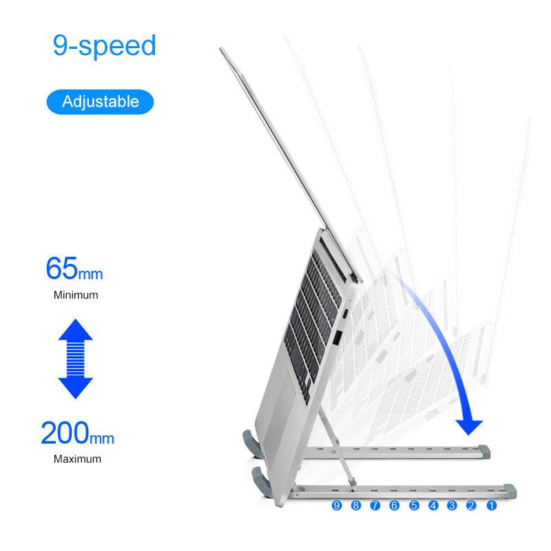 Folding Lifting Desktop Notebook Tablet Computer Stand - EX-STOCK Canada