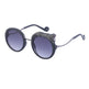 Women's Fashion Anti-blue Light With Diamonds Large Frame Sunglasses 