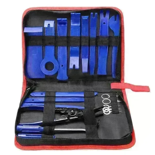 Plastic 19pcs Car Radio Panel Trim Dashboard Removal Set Easy Carry Disassemble Repair tool - EX-STOCK CANADA