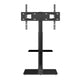 TV Stand Mount, Swivel Tall TV Stand For 32 To 65 Inch TVs, Height Adjustable Portable Floor TV Stand With Tempered Glass Base For Bedroom, Living Room EX-STOCK