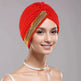 New Rhinestone Turban Cap For Women Pleated Elastic Head Wrap Stylish Ramadan Head Scarf Bonnet Chemo Cap Wedding African Hat - EX-STOCK CANADA
