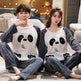 Coral Fleece Couple Plus Size Pajamas For Women - EX-STOCK Canada