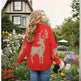 Christmas Deer Snowflakes Knit Sweater Pullover Round Neck Christmas Elk - EX-STOCK CANADA