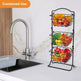 Simple Multi-layer Iron Can Be Shaken Storage Shelf Kitchen Organizer - EX-STOCK CANADA