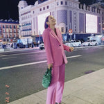 Ladies Fashion Blazer Women Pant suit - EX-STOCK CANADA