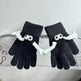 Couple Magnetic Warm Gloves Cute Doll Hand Gloves EX-STOCK Canada 
