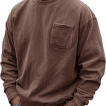 Men's Pullover Round Neck Long Sleeves Sweater EX-STOCK Canada 
