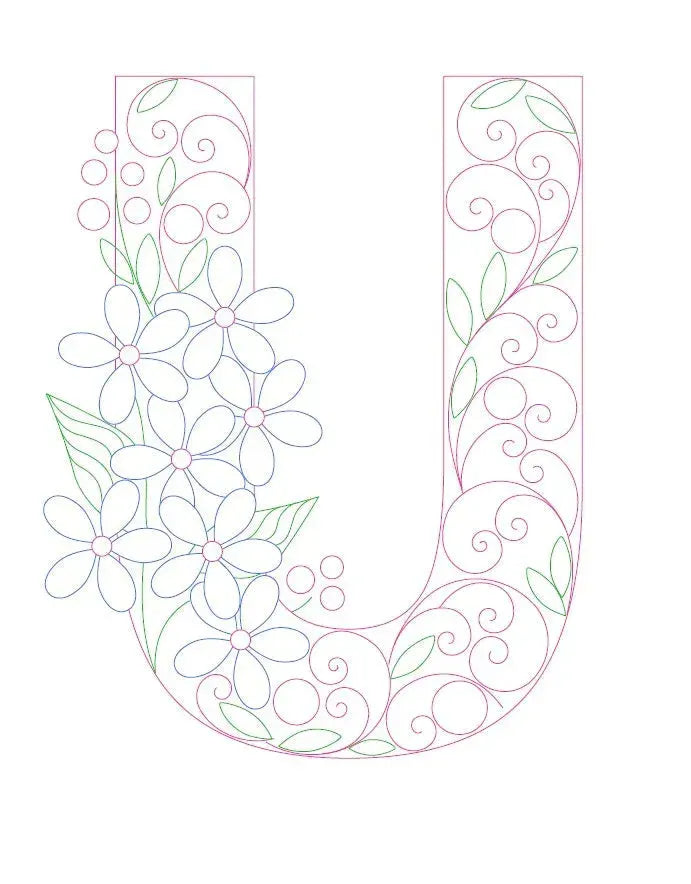 Paper Filigree Painting Kit - Letters - EX-STOCK CANADA